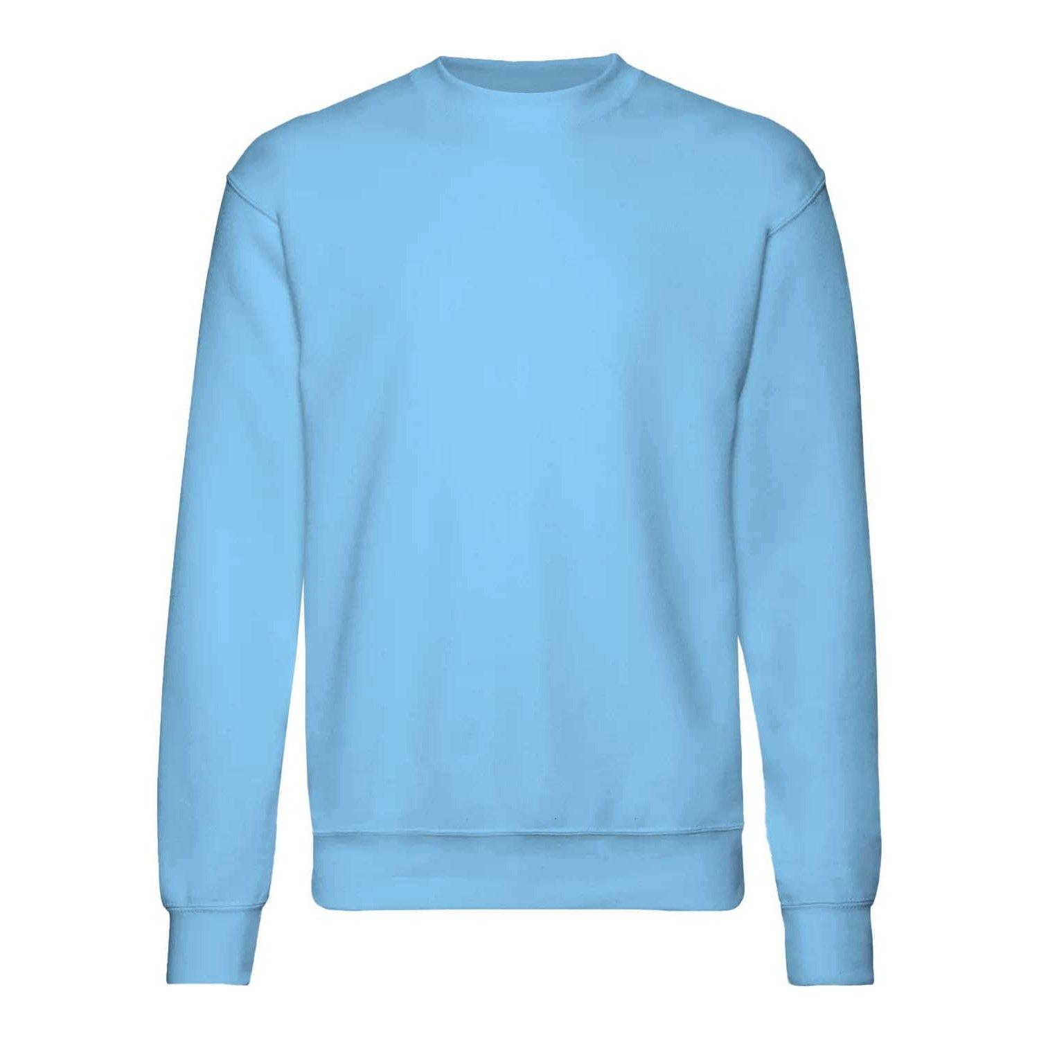 Premium 7030 Sweatshirt (2er Pack) Mädchen Himmelblau 3-4A von Fruit of the Loom