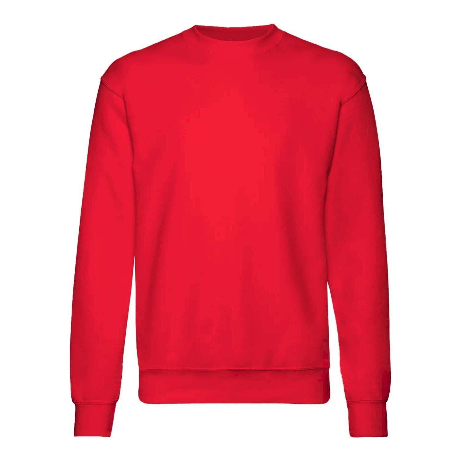 Premium 7030 Sweatshirt (2er Pack) Mädchen Rot Bunt 7-8A von Fruit of the Loom