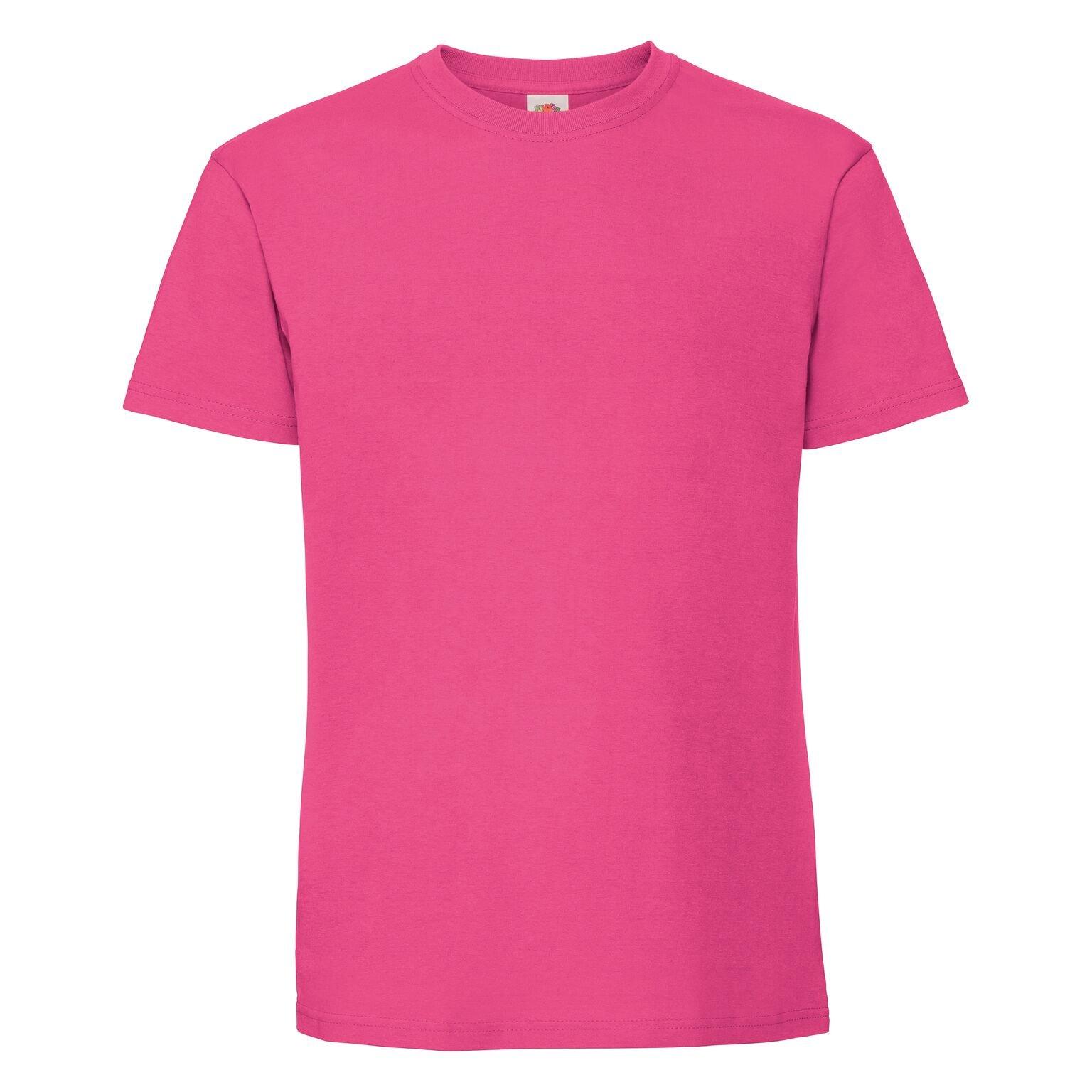 Premium Tshirt Damen Fuchsia XXL von Fruit of the Loom