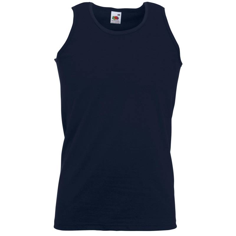 Sportlich Weste Tank Top Herren Marine S von Fruit of the Loom