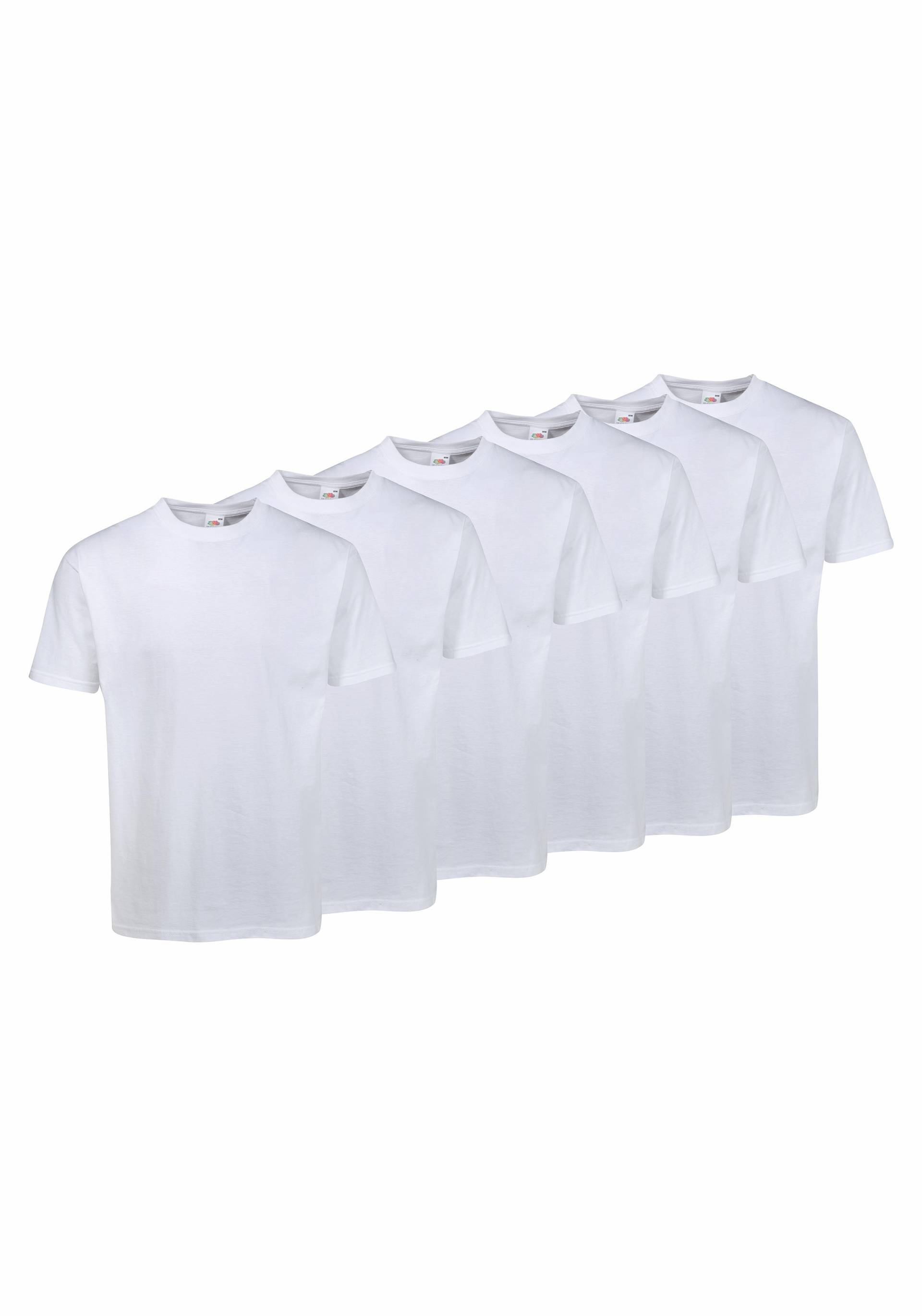 Fruit of the Loom T-Shirt, (Packung, 6 tlg., 6er-Pack) von Fruit of the Loom