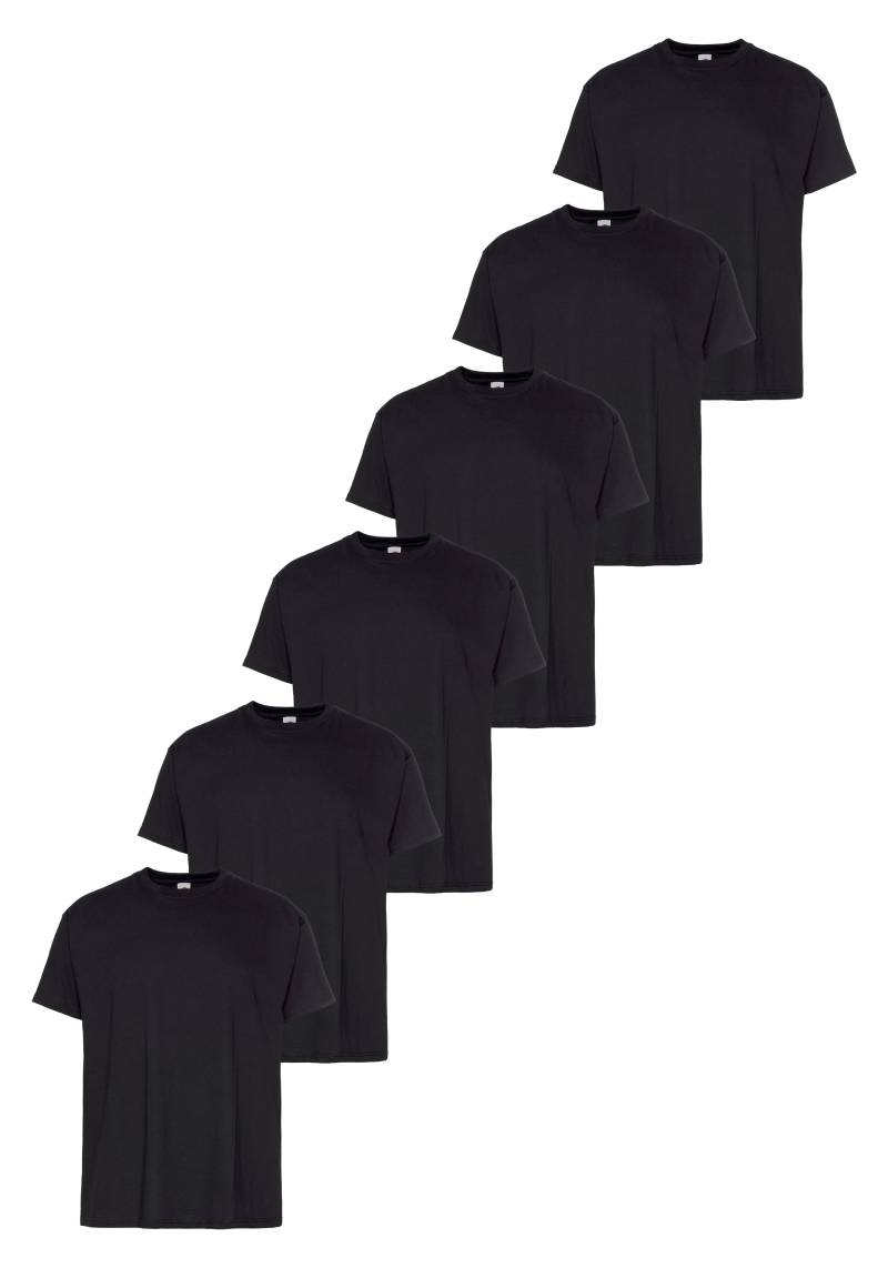 Fruit of the Loom T-Shirt », sechs Stück in unterschiedlicher Farbkomination«, (Packung, 6 tlg., 6er-Pack), mit Rundhalsausschnitt von Fruit of the Loom