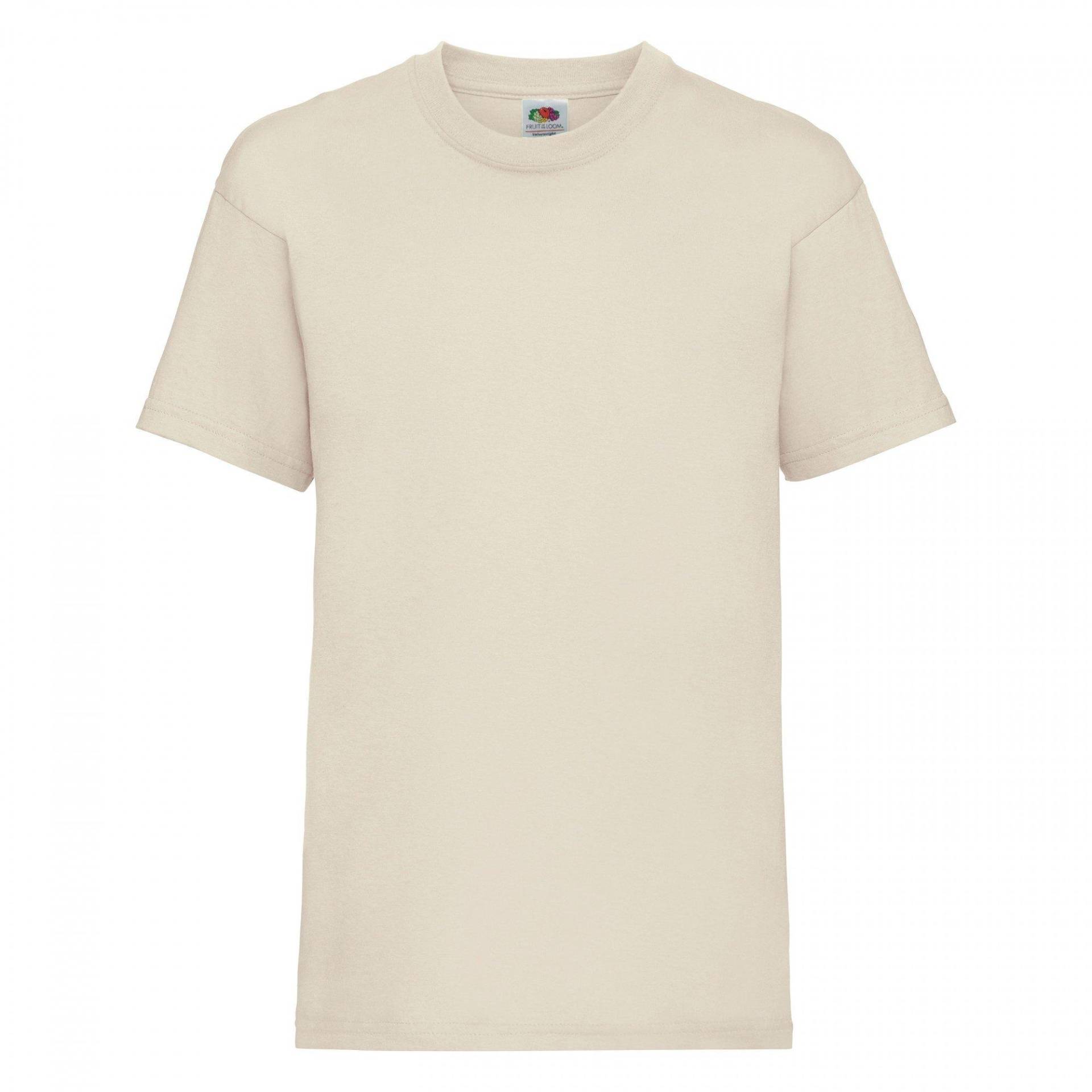 Tshirt, Kurzärmlig (2 Stückpackung) Jungen Beige 104 von Fruit of the Loom