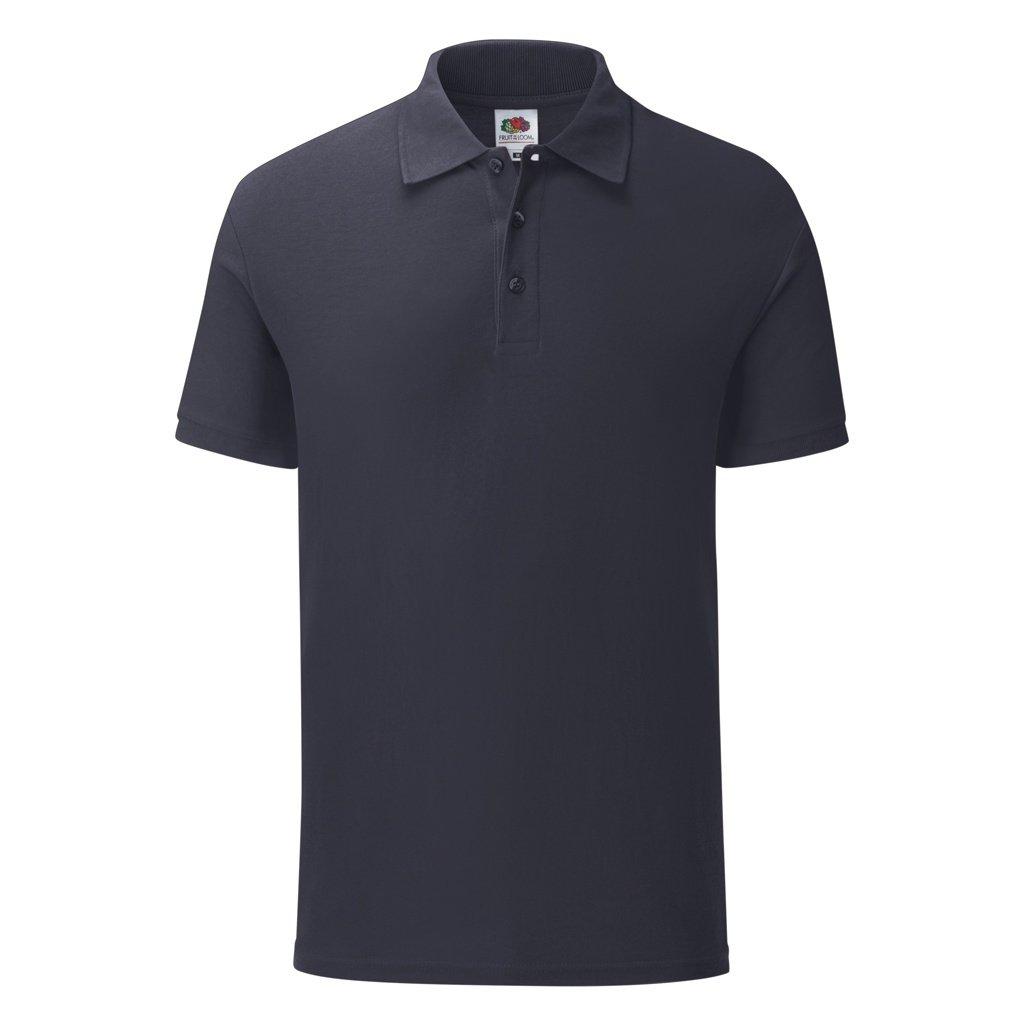 Iconic Pique Polo Shirt Herren Marine S von Fruit of the Loom