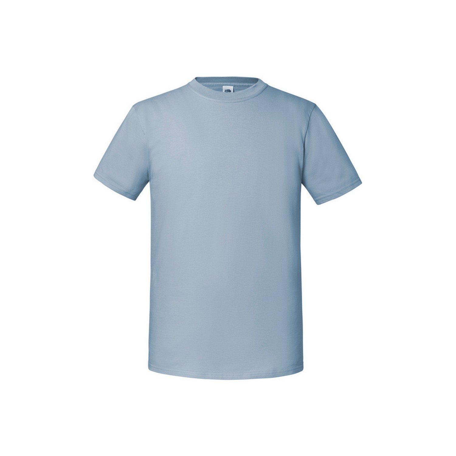Iconic Premium Tshirt Herren Blau XL von Fruit of the Loom