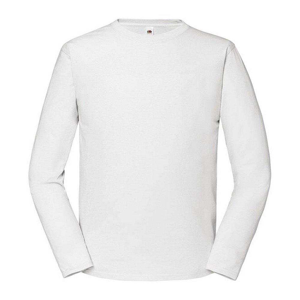 Iconic Premium Tshirt Langärmlig Herren Weiss XS von Fruit of the Loom