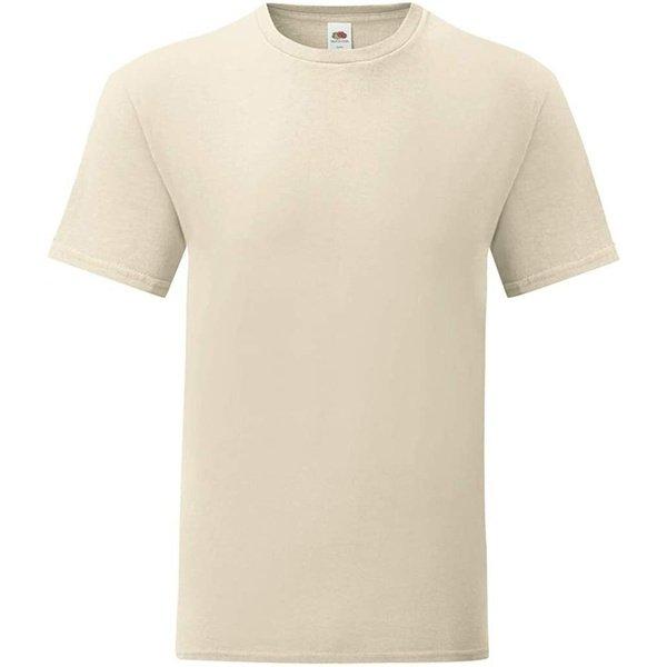 Iconic Tshirt Herren Beige 3XL von Fruit of the Loom