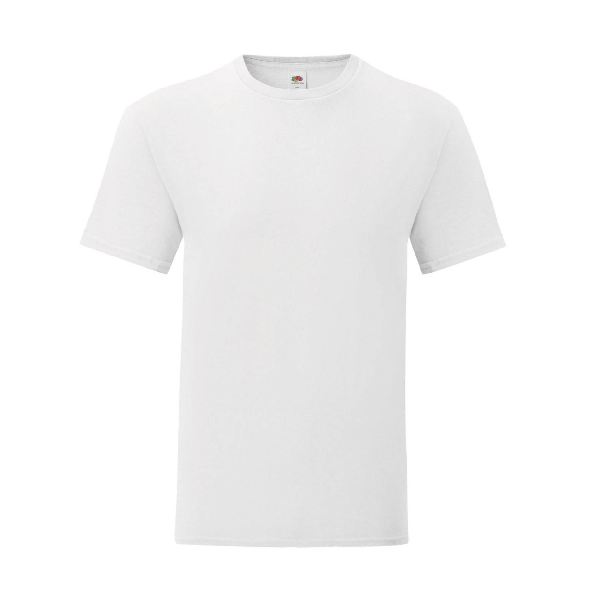 Iconic Tshirt Herren Weiss XXL von Fruit of the Loom