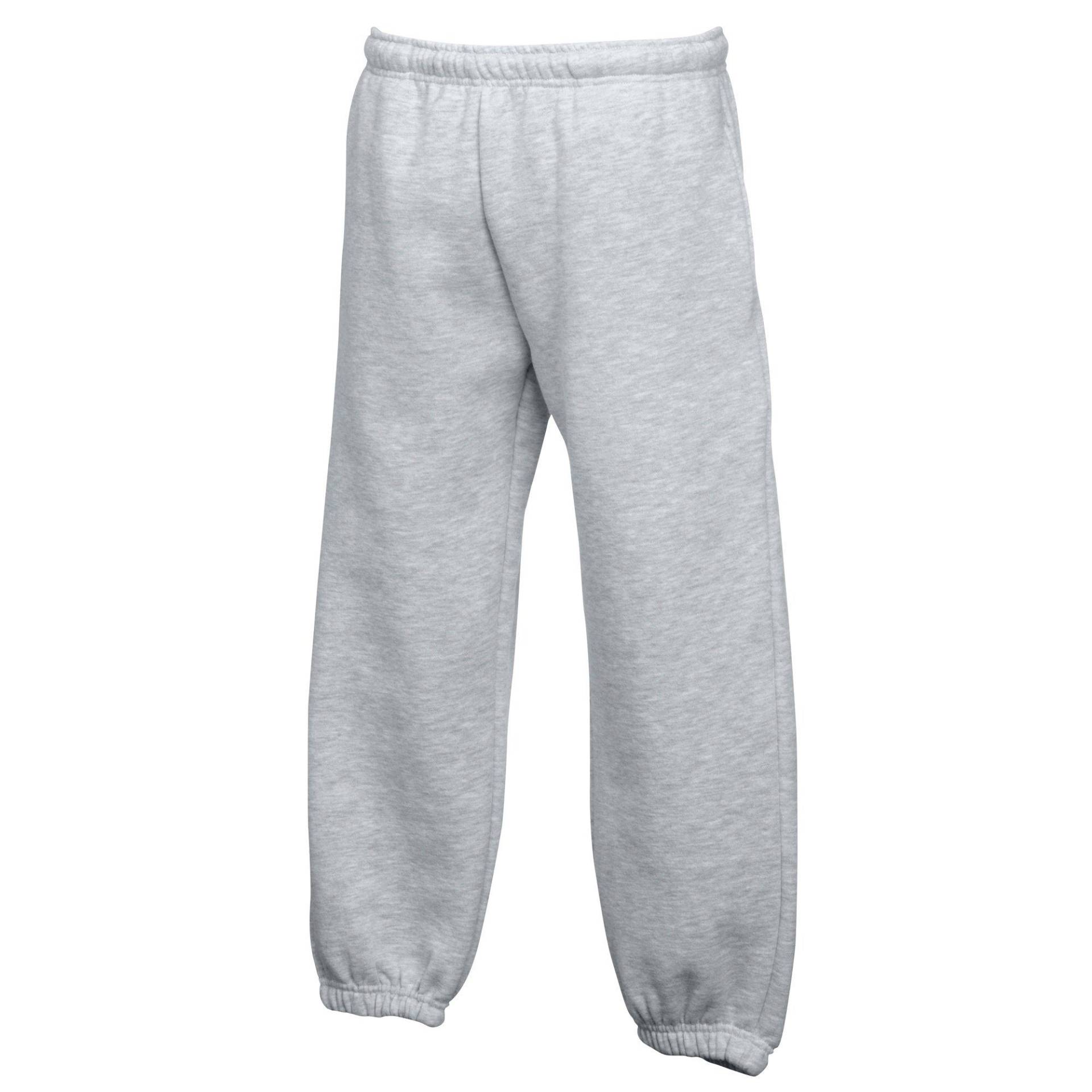 Jogging Hose Premium 7030 (2 Stückpackung) Unisex Grau 12-13A von Fruit of the Loom