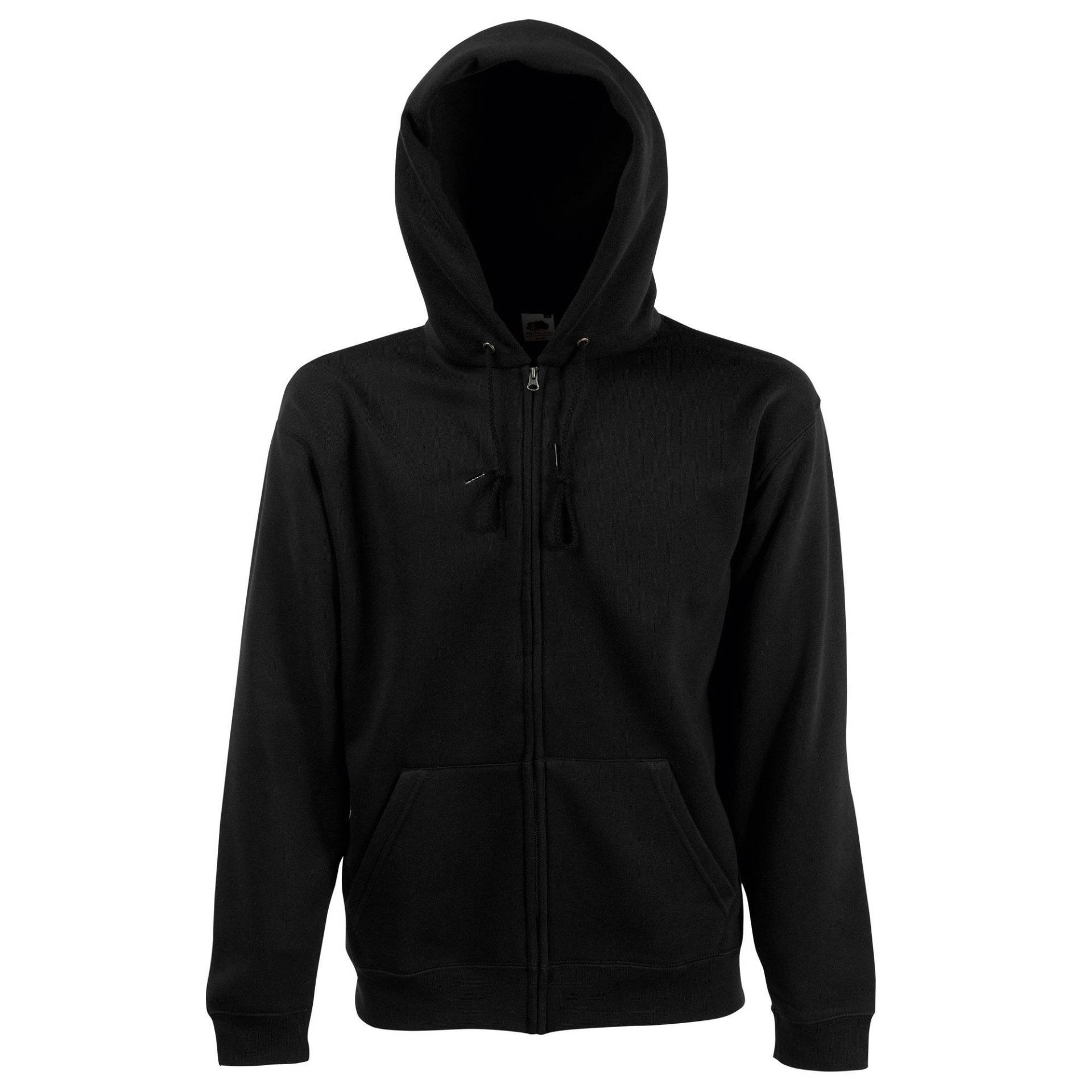 Kapuzenjacke Herren Schwarz 3XL von Fruit of the Loom