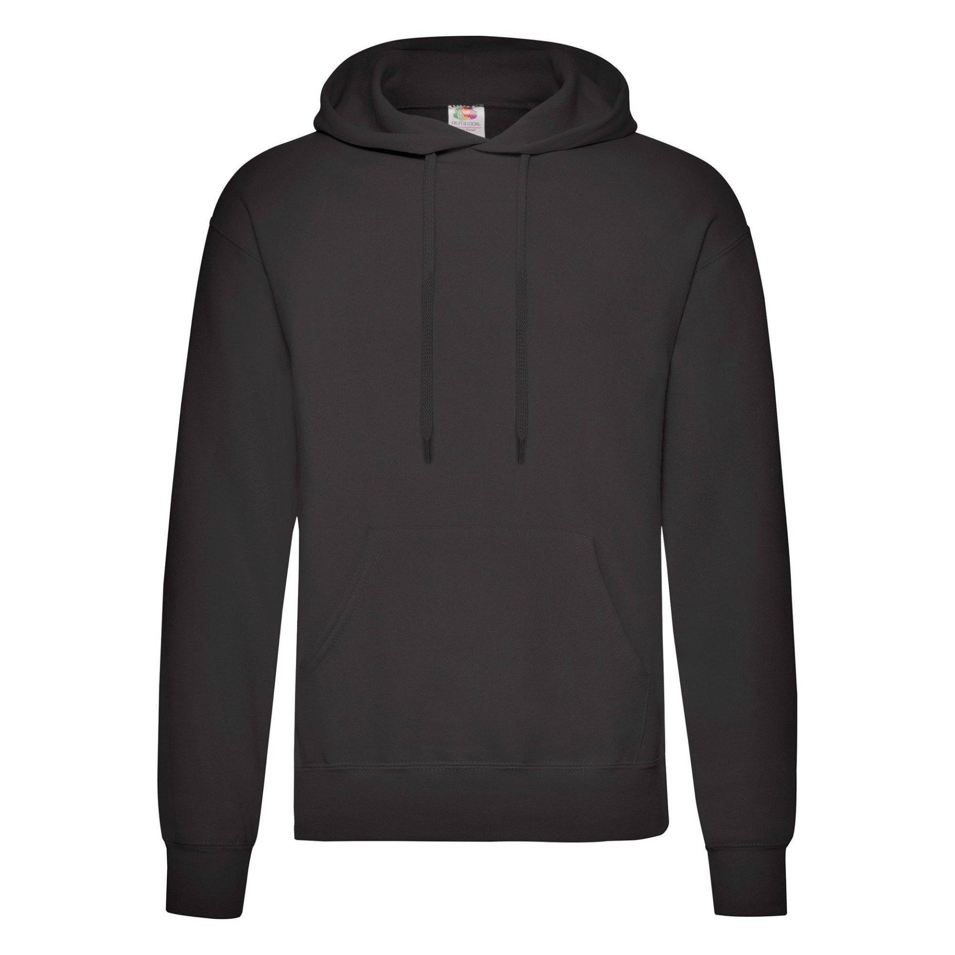 Kapuzenpullover Hoodie Kapuzensweater Herren Schwarz 3XL von Fruit of the Loom