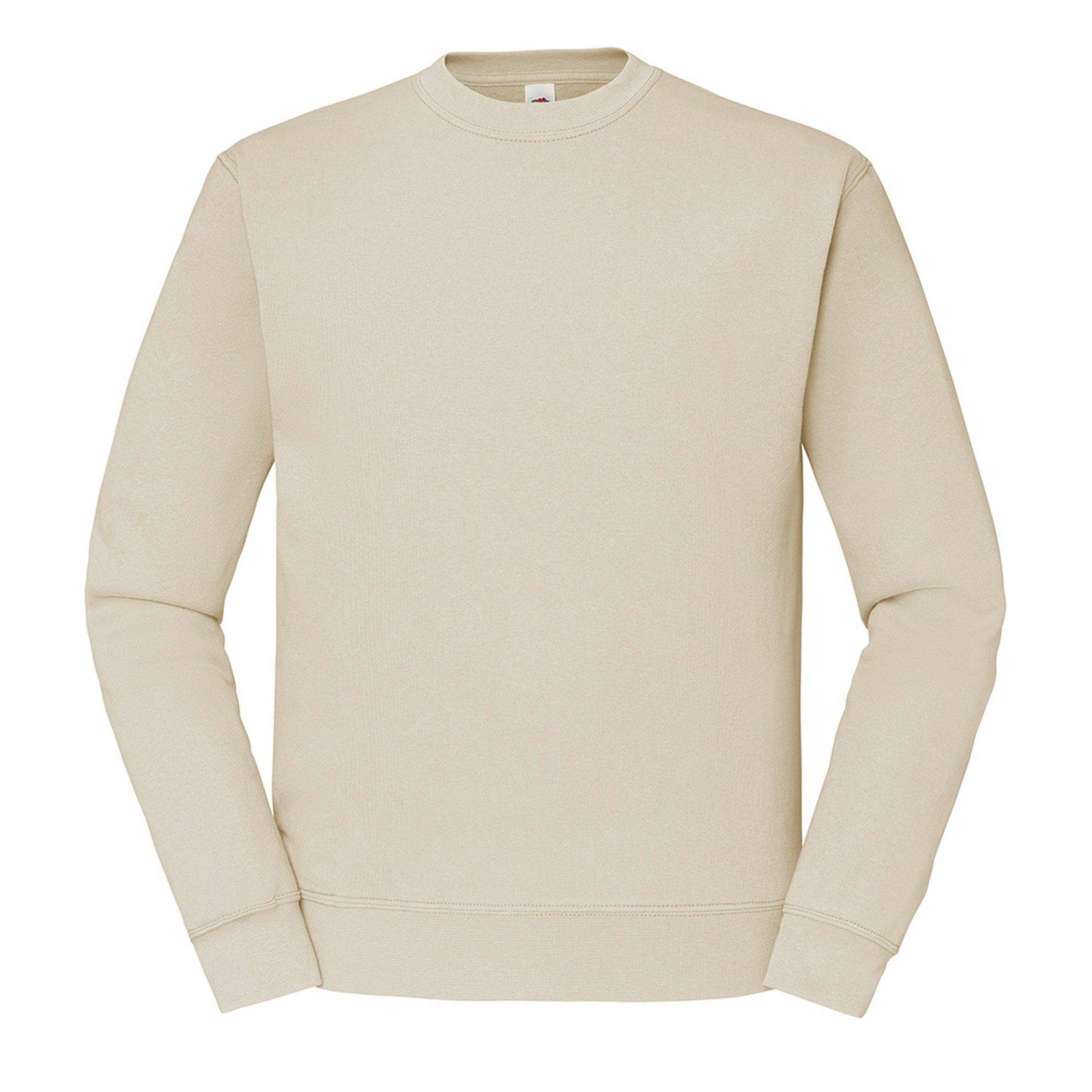 Klassik Drop Schulter Sweatshirt Herren Beige M von Fruit of the Loom