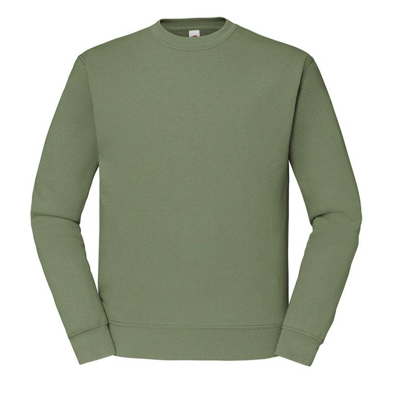 Klassik Drop Schulter Sweatshirt Herren Olivegrün L von Fruit of the Loom