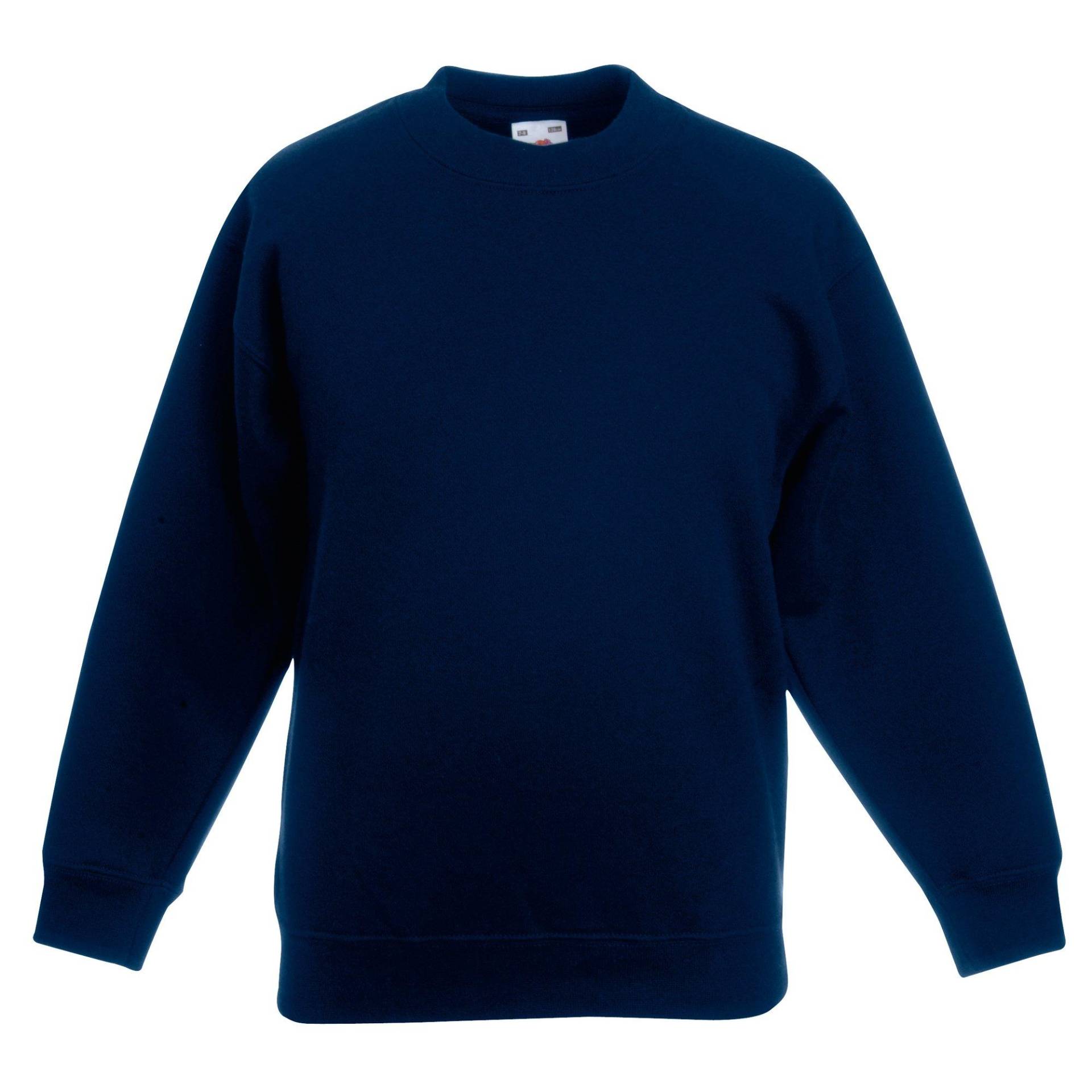 Pullover Klassik {2 Stück/packung) Jungen Marine 14/15A von Fruit of the Loom