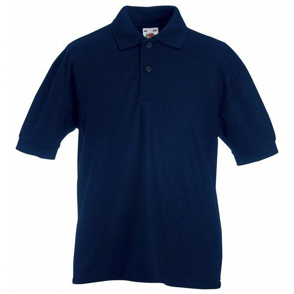 Polo Shirt Jungen Marine 152 von Fruit of the Loom