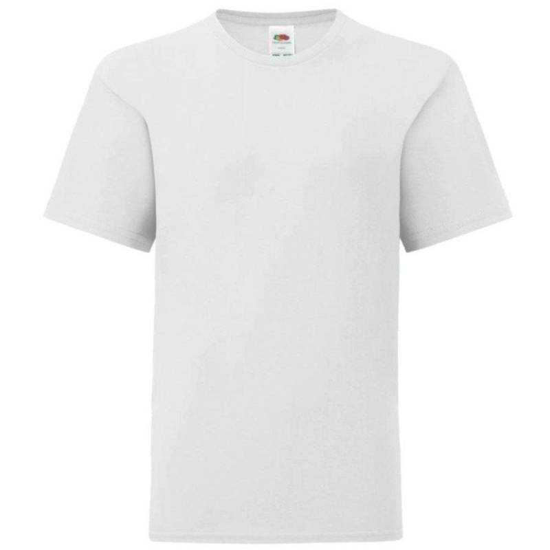 Iconic Tshirt Jungen Weiss 164 von Fruit of the Loom