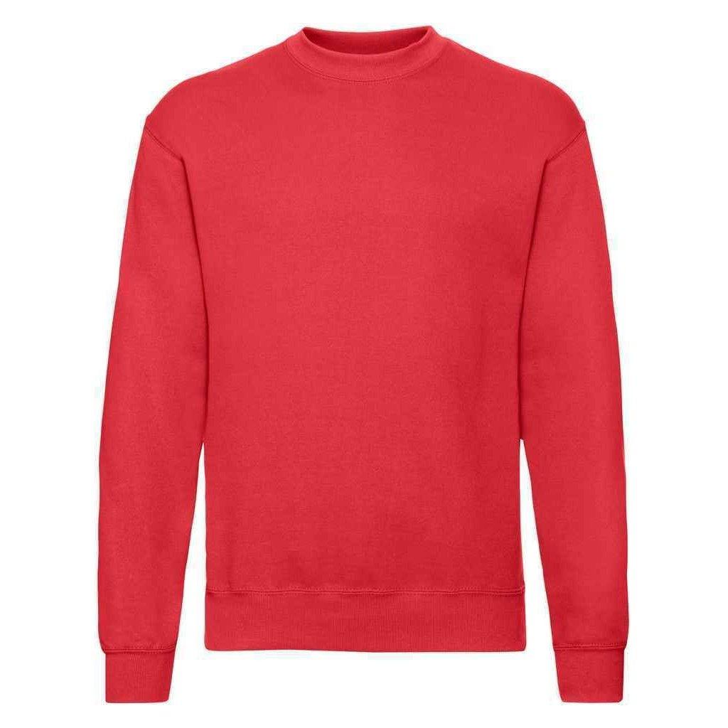 "classic" Sweatshirt Damen Rot Bunt 3XL von Fruit of the Loom