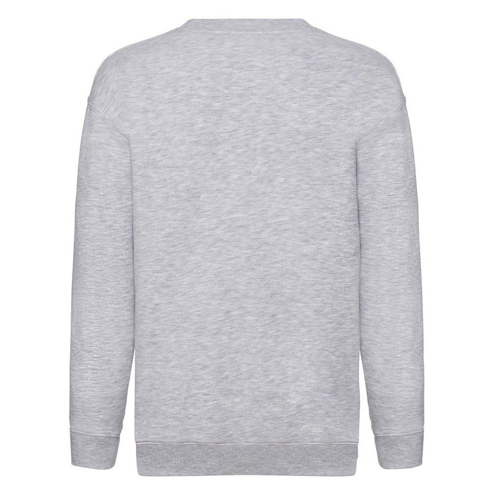 Premium 7030 Sweatshirt (2er Pack) Mädchen Grau 5-6A von Fruit of the Loom