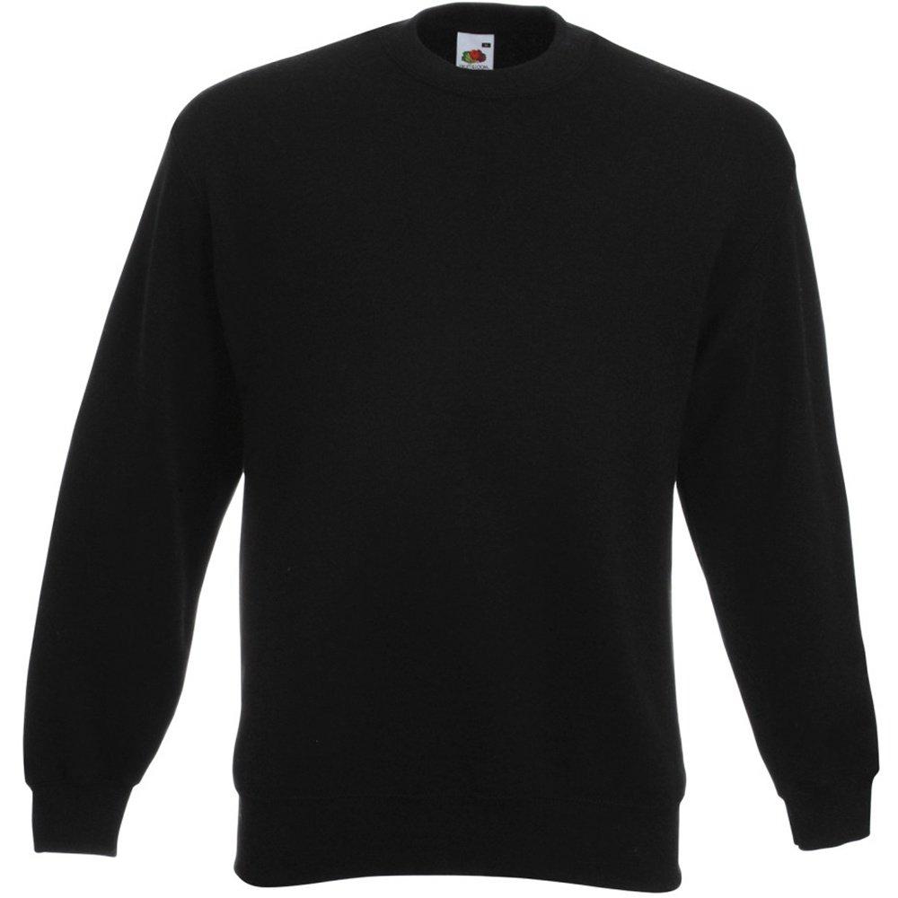 Set In Belcoro® Garn Pullover Herren Schwarz 5XL von Fruit of the Loom