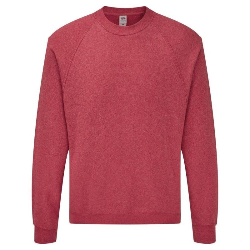 Belcoro® Pullover Sweatshirt Herren Rot Bunt L von Fruit of the Loom