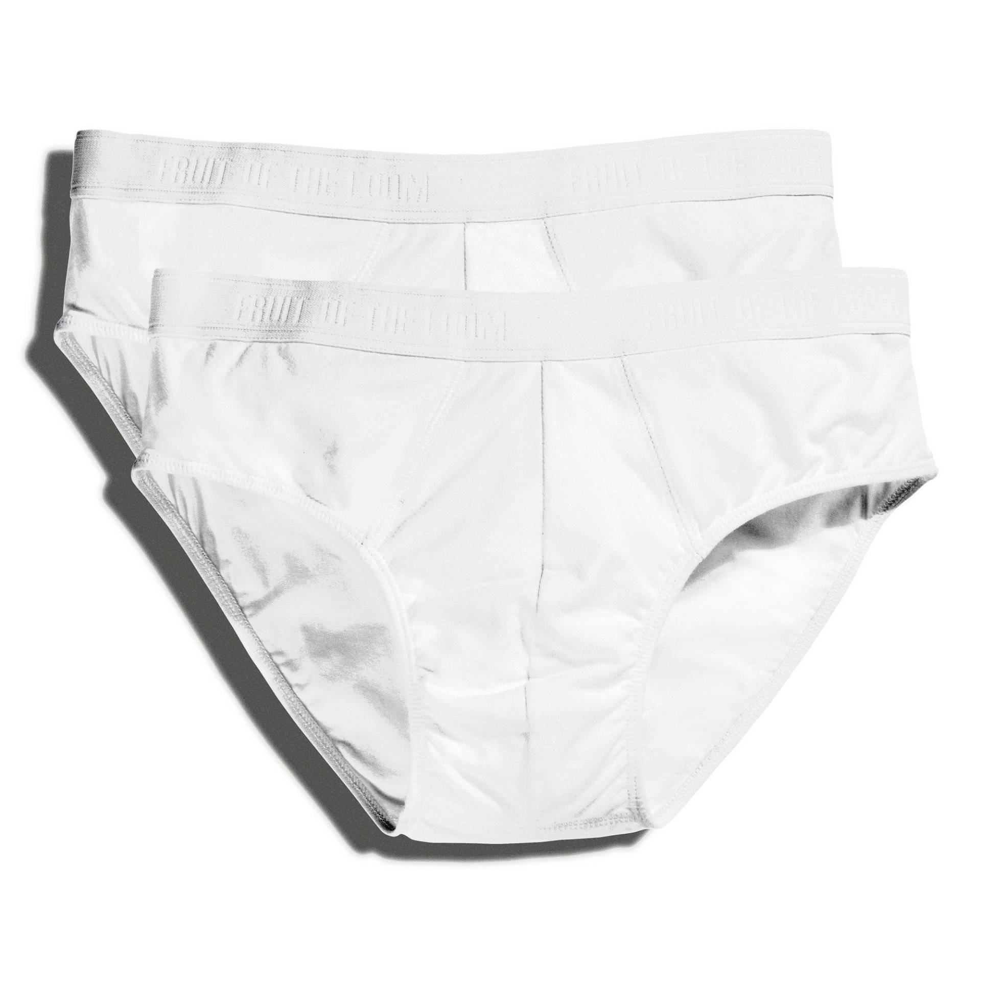 Slip Unterhose, 2 Stück Herren Weiss L von Fruit of the Loom