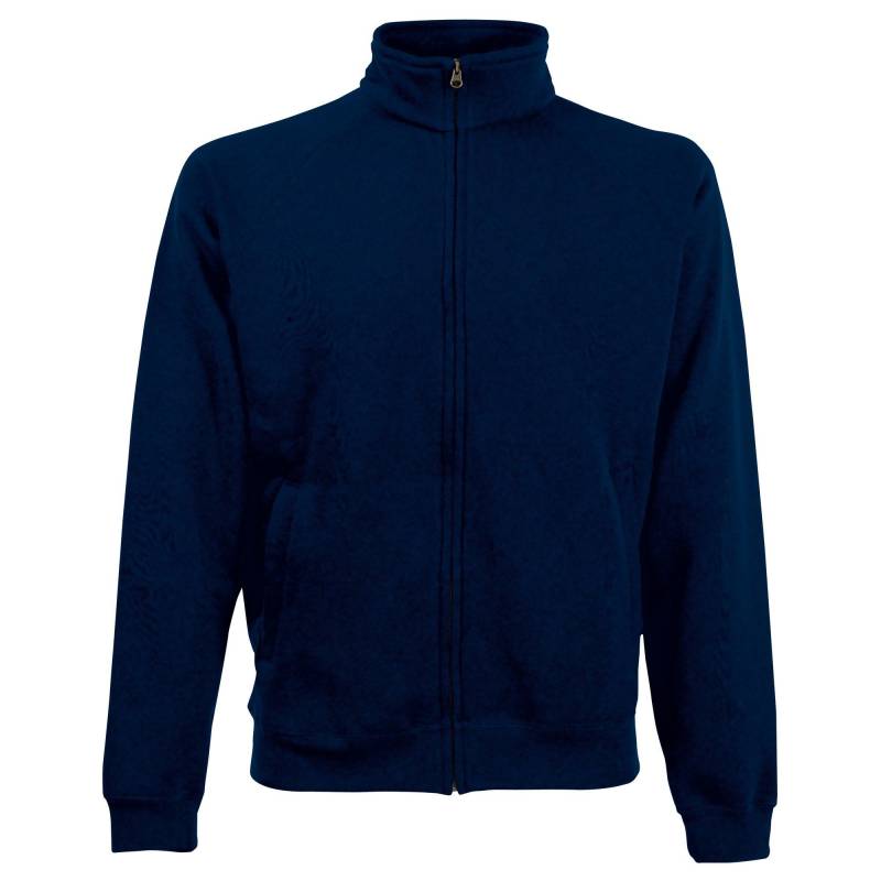 Sweatjacke Sweatshirt Mit Reißverschluss Herren Marine L von Fruit of the Loom