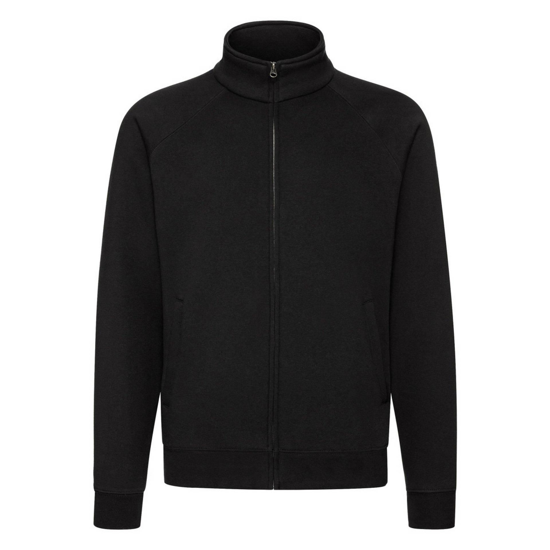 Sweatjacke Herren Schwarz L von Fruit of the Loom