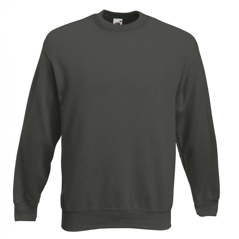 Premium 7030 Sweatshirt, Rundhalsausschnitt Damen Charcoal Black M von Fruit of the Loom