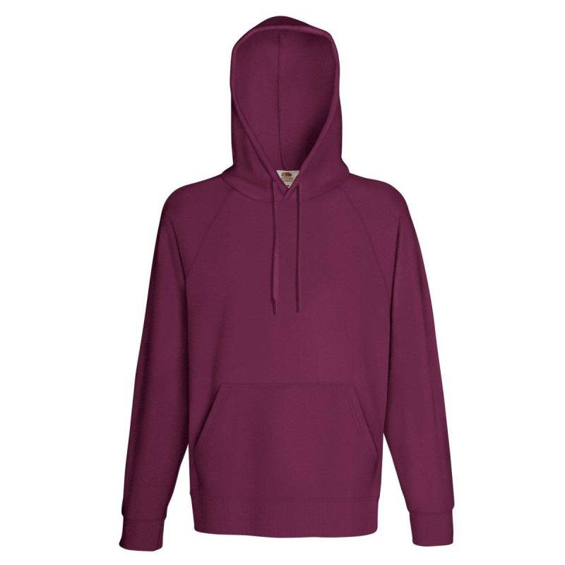 Leichtes Kapuzenpullover Herren Lila S von Fruit of the Loom