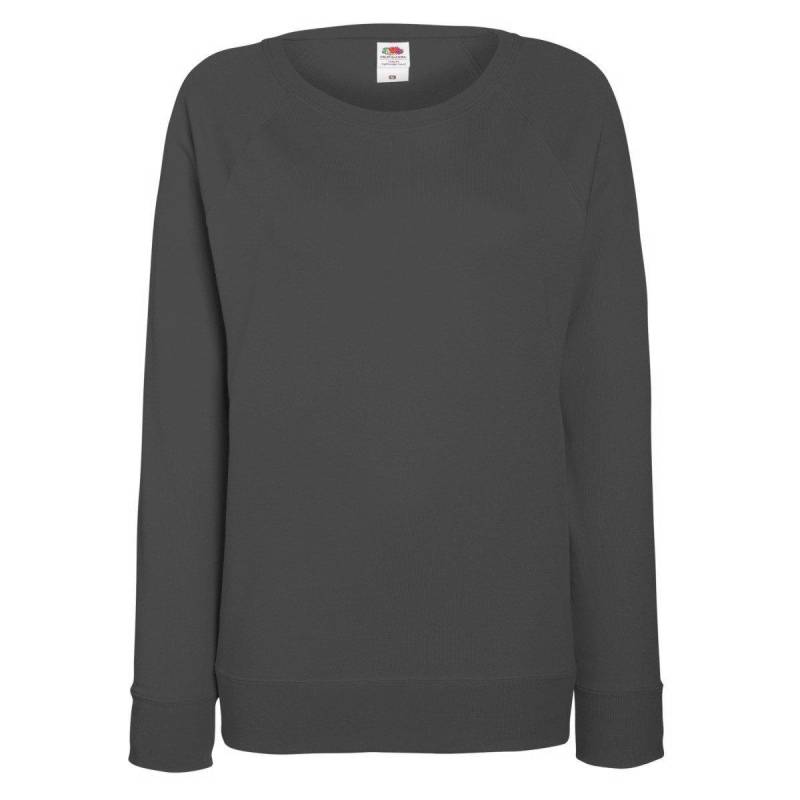 Raglan Sweatshirt Damen Taubengrau S von Fruit of the Loom