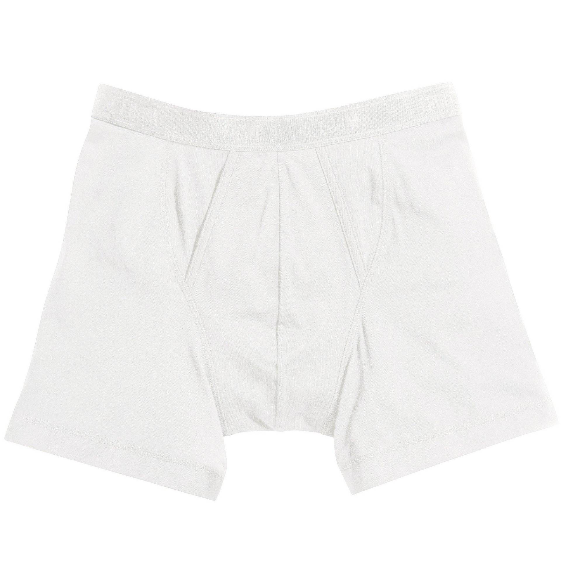 Boxershorts, 2erpack Herren Weiss S von Fruit of the Loom