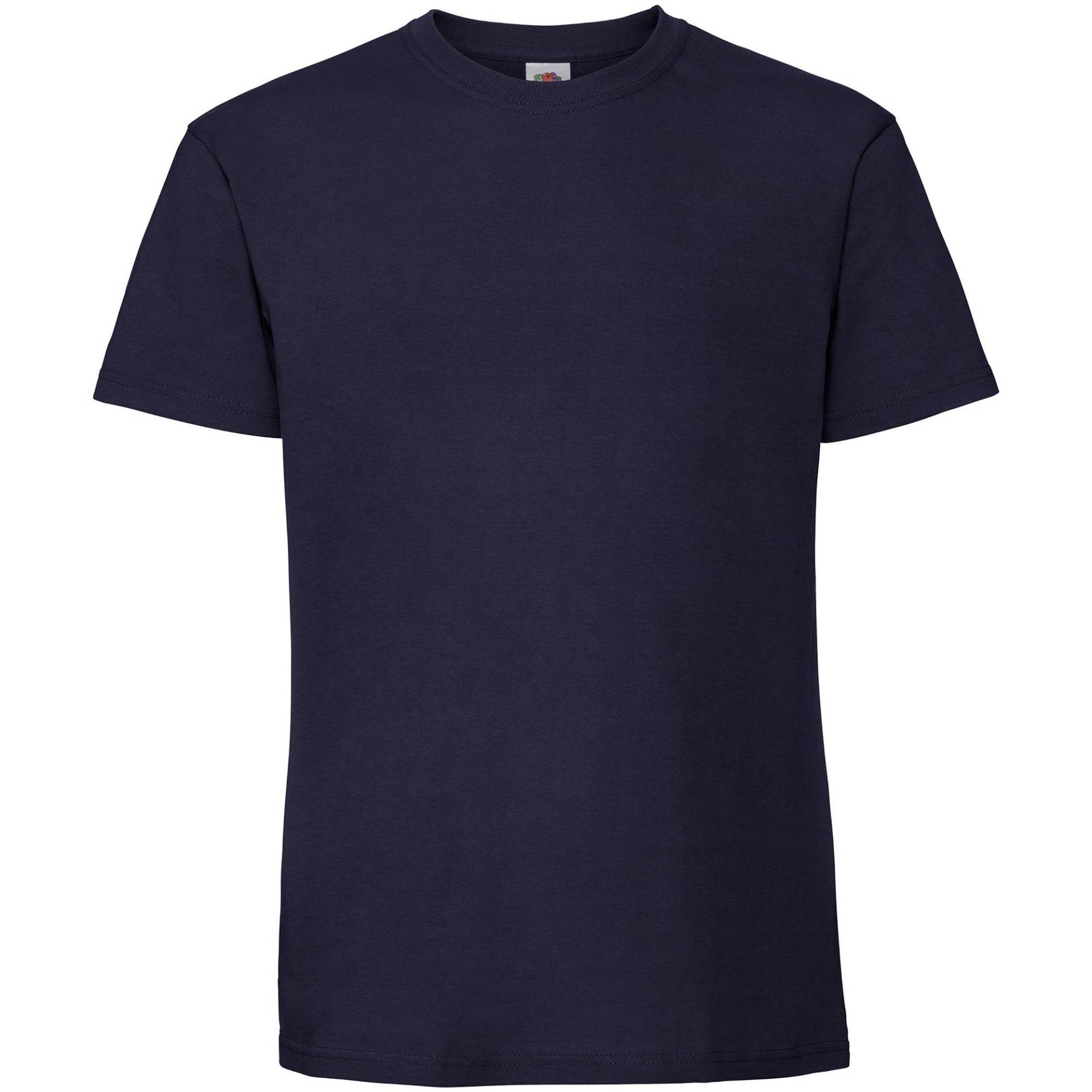 Premium Tshirt Damen Marine S von Fruit of the Loom