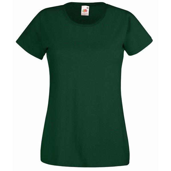 Ladyfit Tshirt Damen Grün XL von Fruit of the Loom