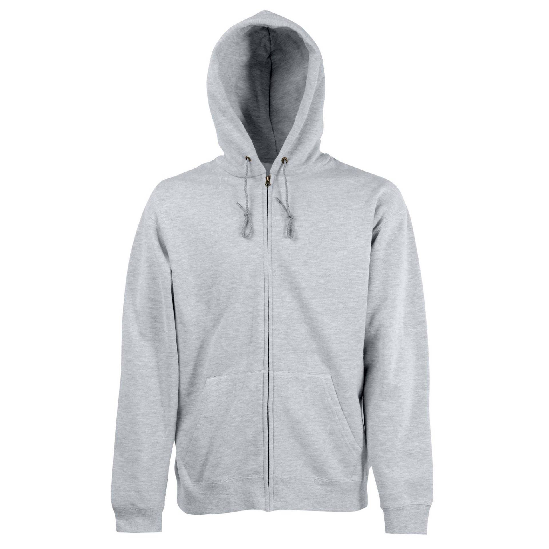 Kapuzenjacke Herren Grau XL von Fruit of the Loom