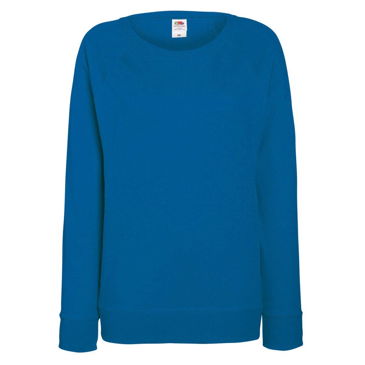 Raglan Sweatshirt Damen Königsblau XS von Fruit of the Loom