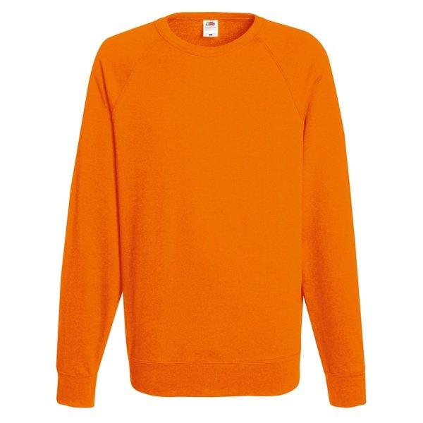 Leichte Raglan-sweatshirt (240 Gsm) Herren Orange XXL von Fruit of the Loom