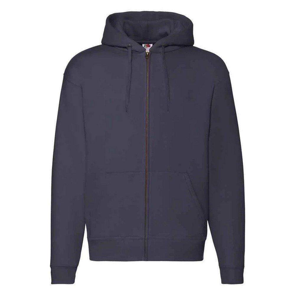 Premium Hoodie Mit Durchgehendem Reißverschluss Damen Marine 3XL von Fruit of the Loom