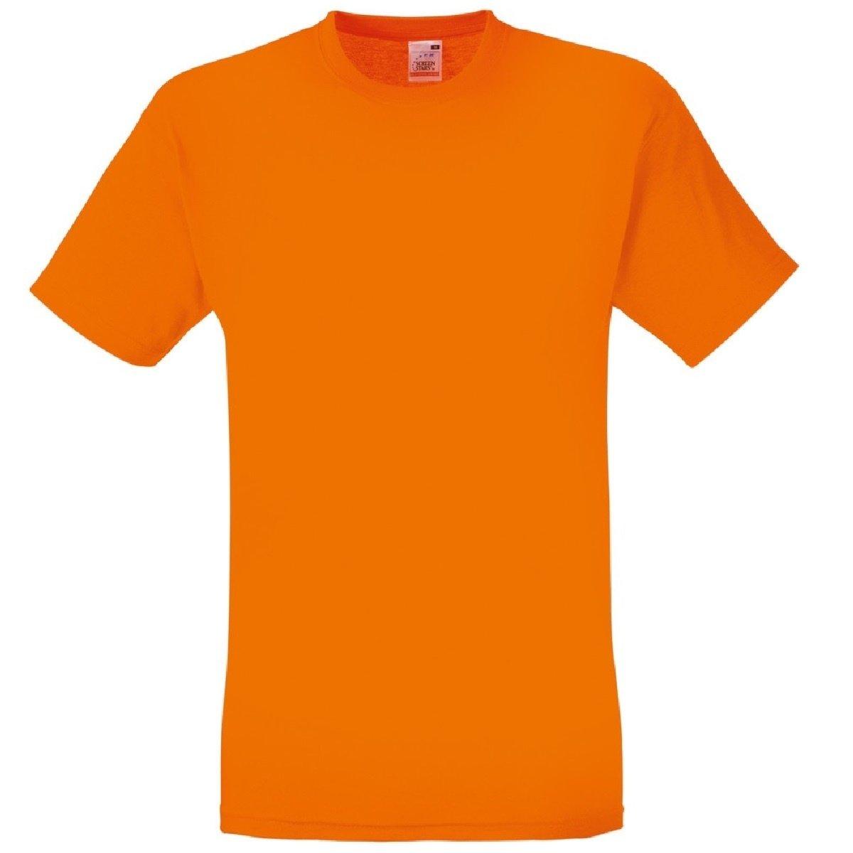 Screen Stars Original Tshirt Herren Orange M von Fruit of the Loom