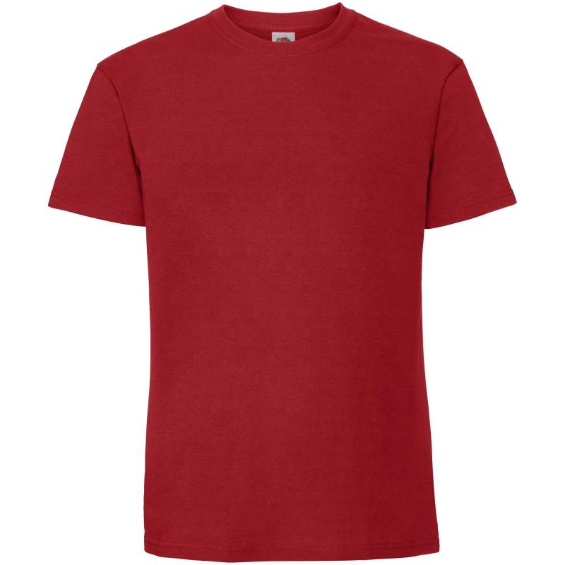 Premium Tshirt Damen Rot Bunt 3XL von Fruit of the Loom