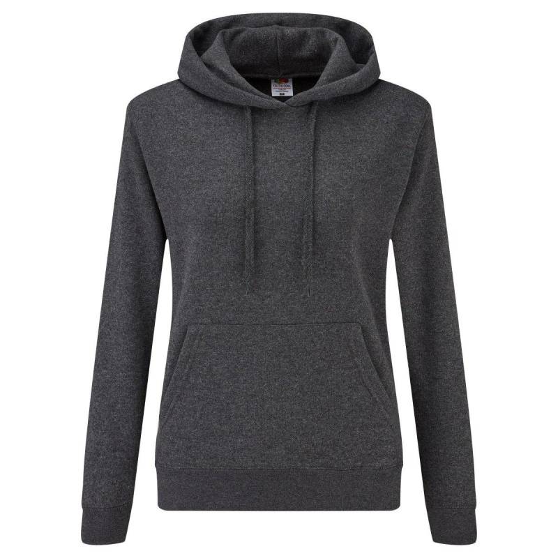 Lady Fit Pullover Damen Taubengrau L von Fruit of the Loom