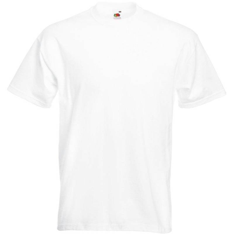 Super Premium Kurzarm Tshirt Herren Weiss 5XL von Fruit of the Loom