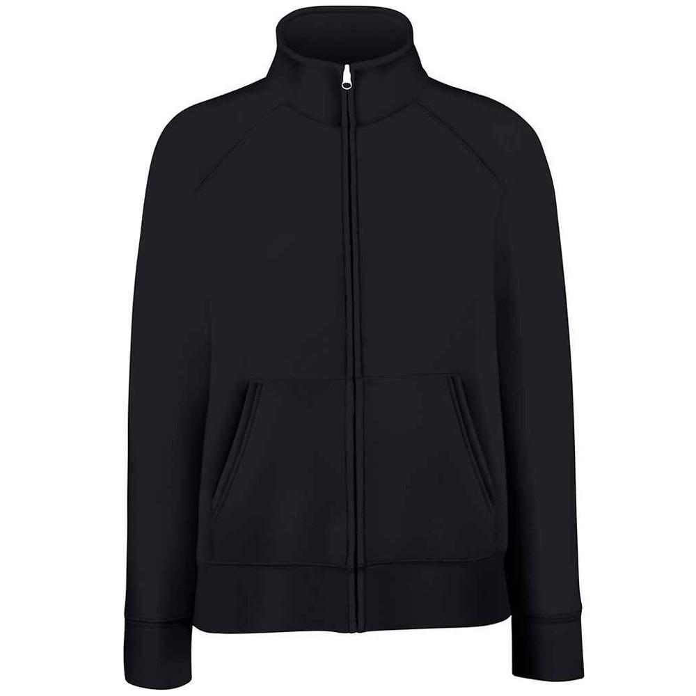 Sweatjacke Damen Schwarz 44 von Fruit of the Loom