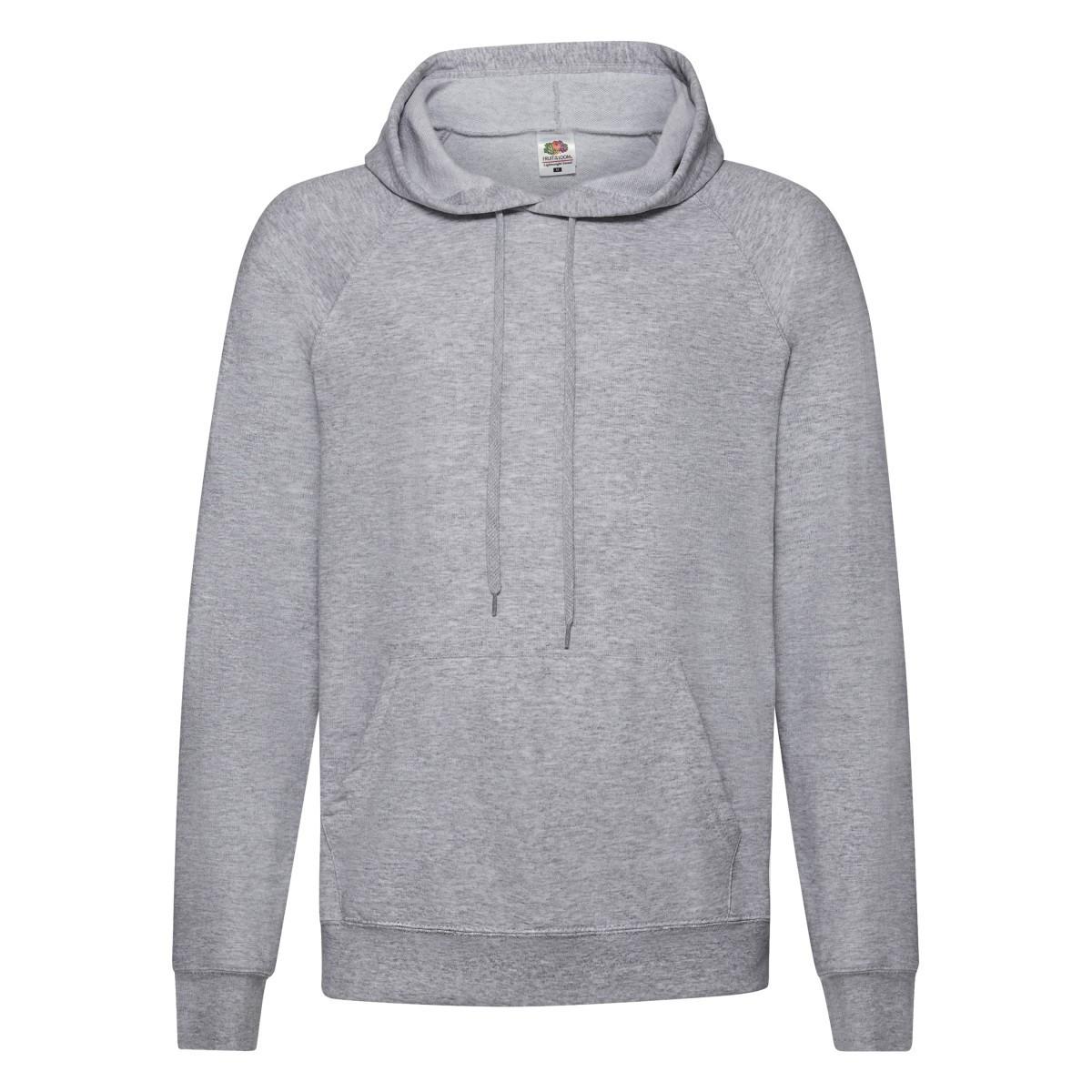 Sweatshirt Mit Kapuze Damen Grau L von Fruit of the Loom