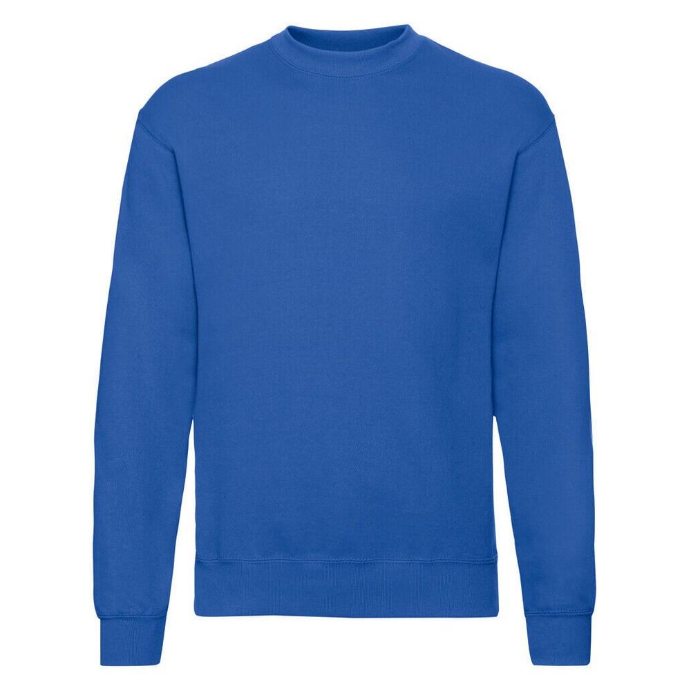 Sweatshirt Überschnittene Schulter Herren Königsblau S von Fruit of the Loom