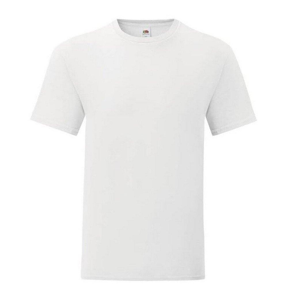 T-shirt Herren Weiss L von Fruit of the Loom