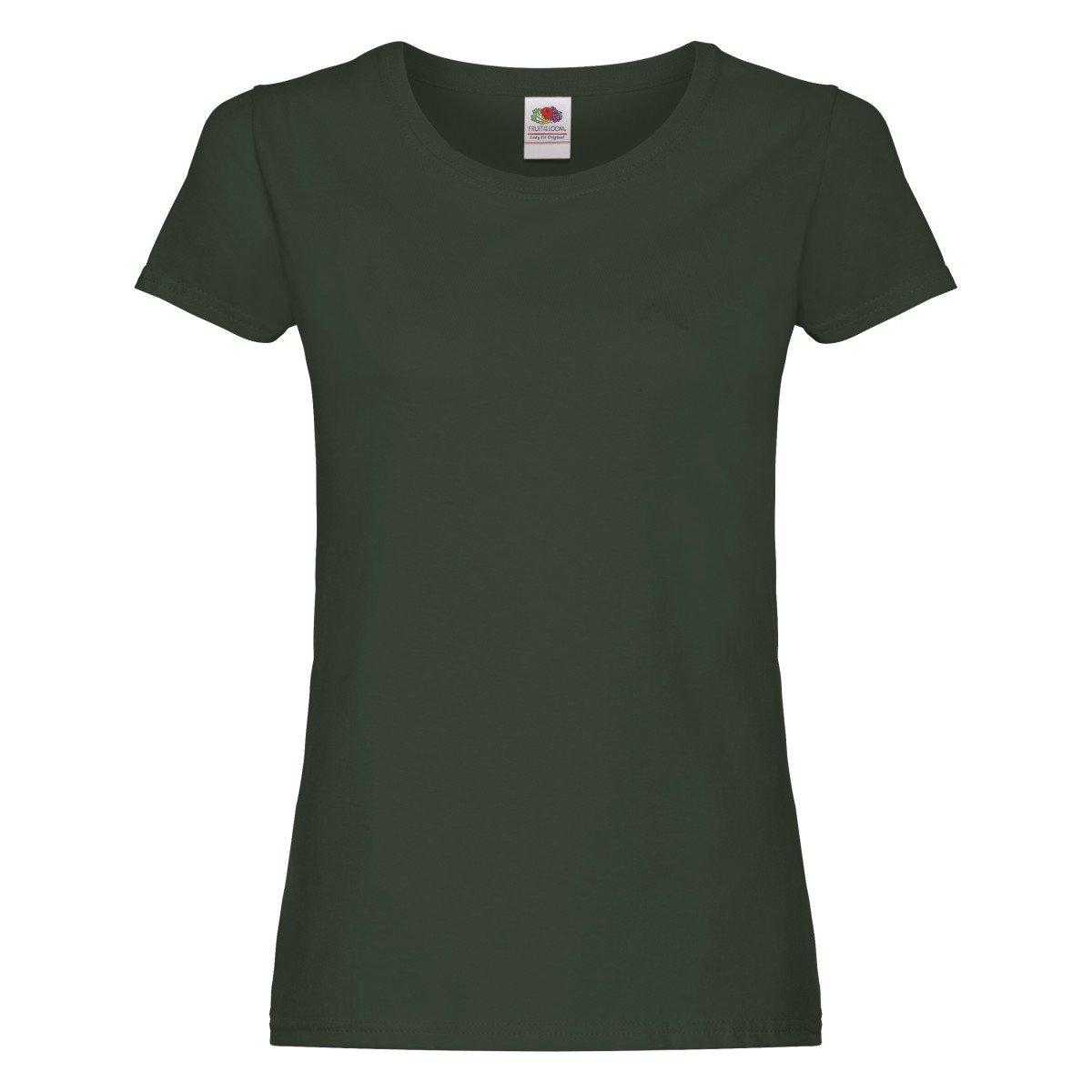 Tshirt Damen Grün XL von Fruit of the Loom