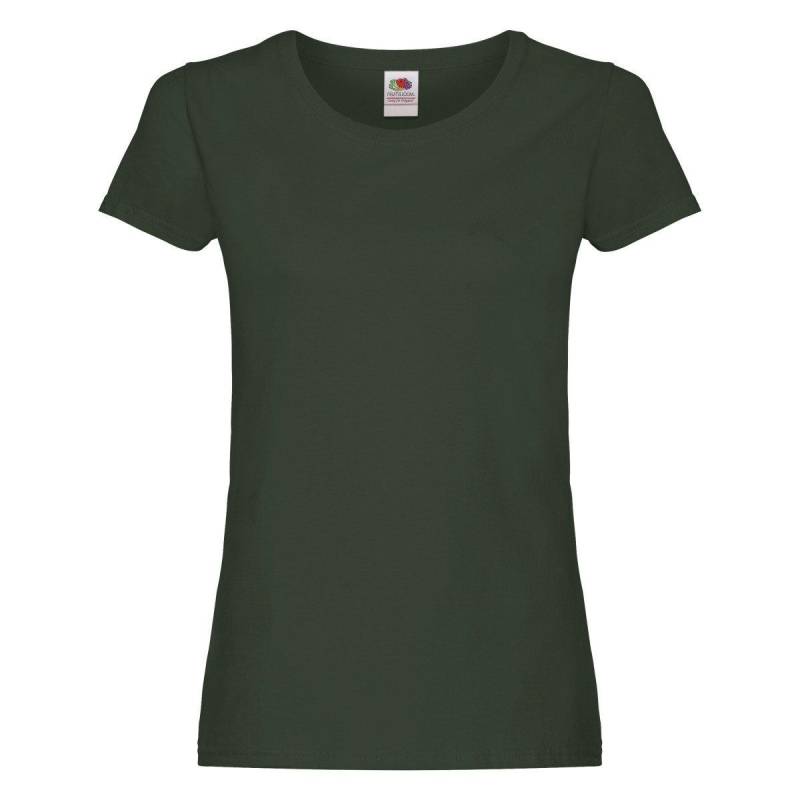 Tshirt Damen Grün XL von Fruit of the Loom