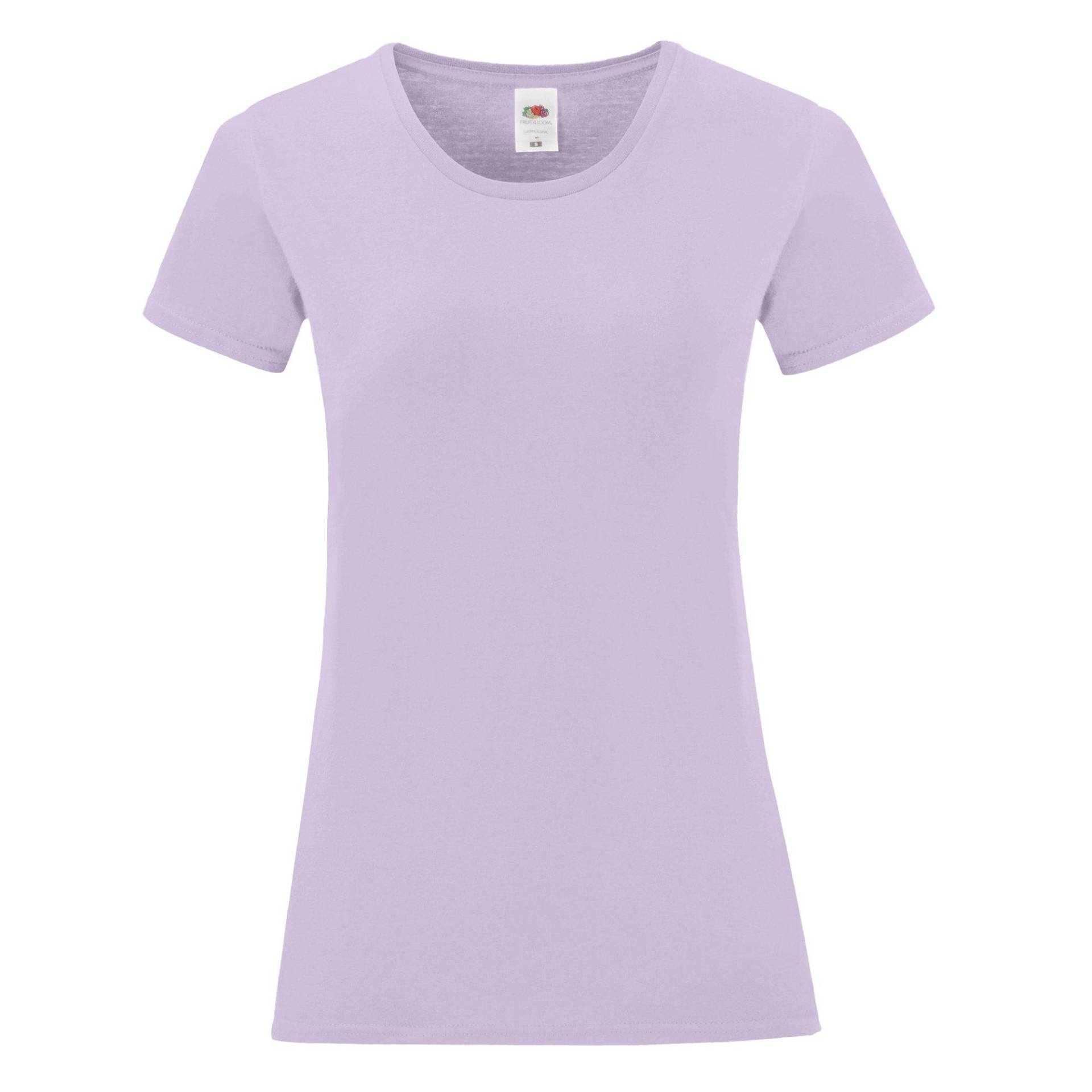 Tshirt Iconic 150 Damen Lavendel S von Fruit of the Loom