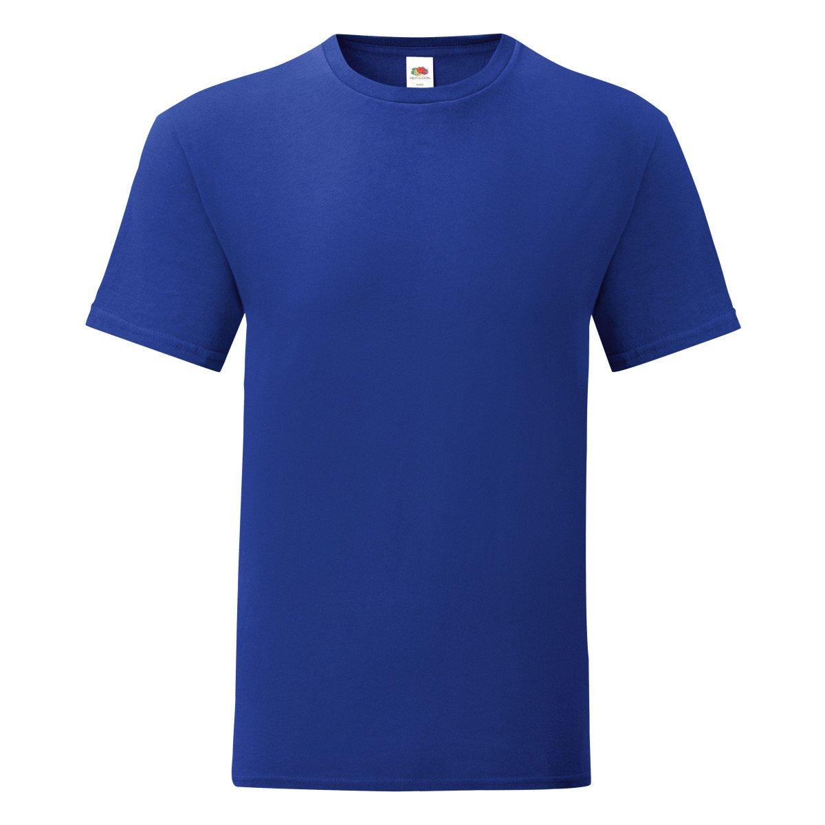 Tshirt Iconic Herren Blau XXL von Fruit of the Loom