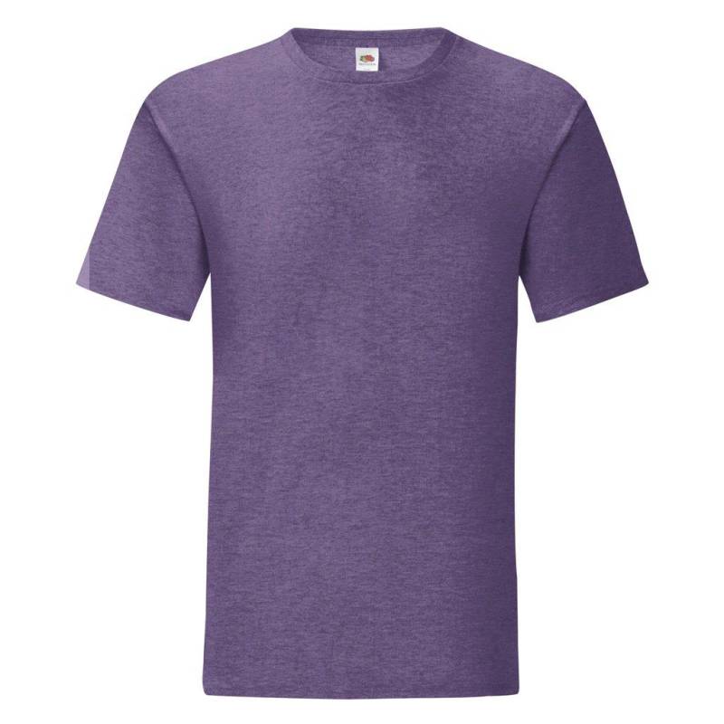 Tshirt Iconic Herren Lila XL von Fruit of the Loom